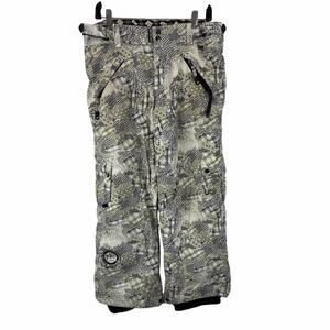 Ride Snowboards Womens Snwoboard Pants Geometric Abstract Print Size Large